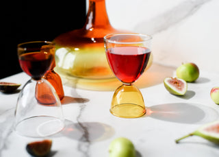 colorful glassware