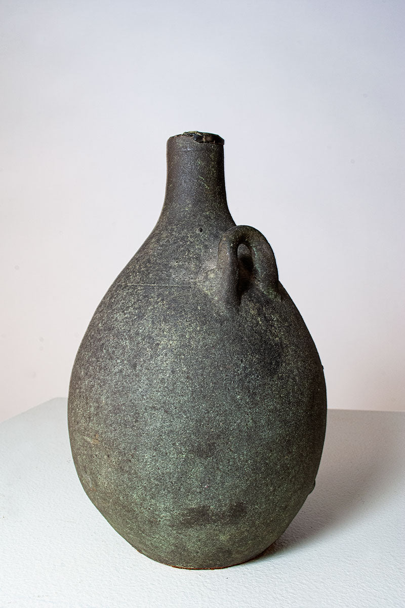 Burlap Textured Ceramic Vase