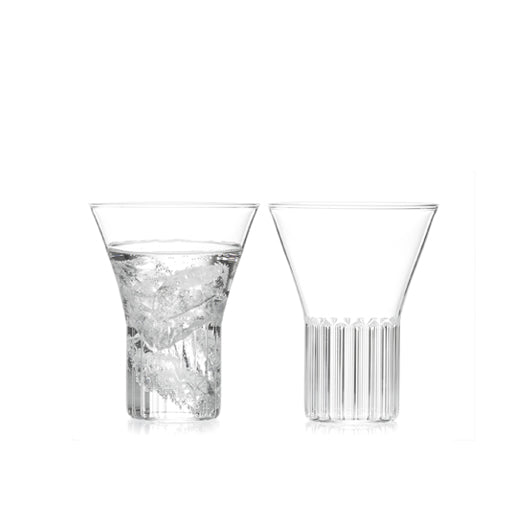 Clear Crystal Cocktail Glass - Pair