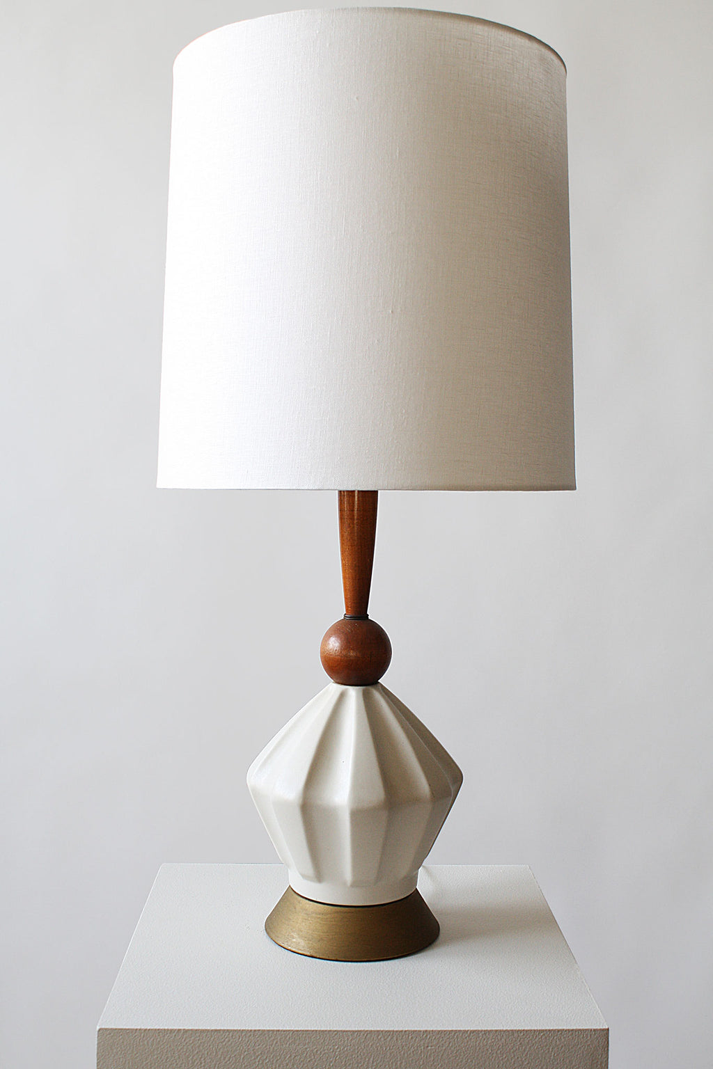 Vintage sales wood lamp