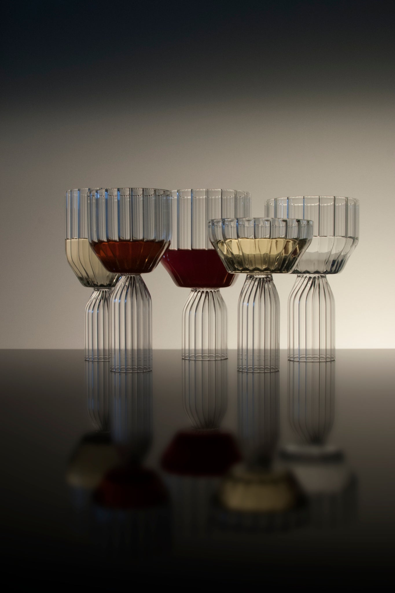 Elysian Collective fferrone glassware margot fluted