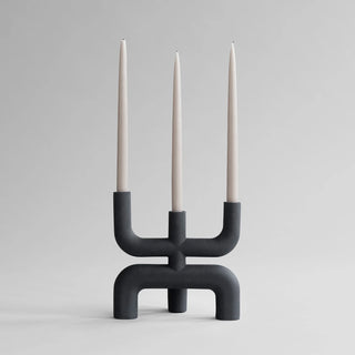 elysian black cobra candleholder by copenhagen 101