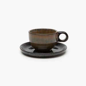 Ceramic cup and saucer set 