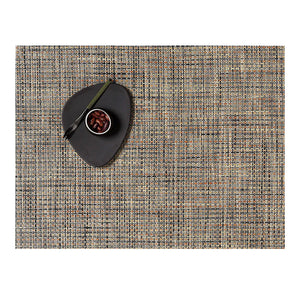chilewich basketweave placemat earthtone bark color