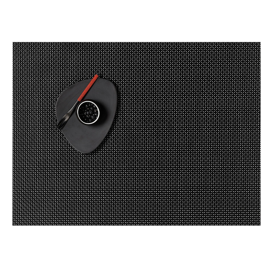 chilewich basketweave placemat black