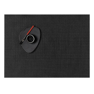 chilewich basketweave placemat black