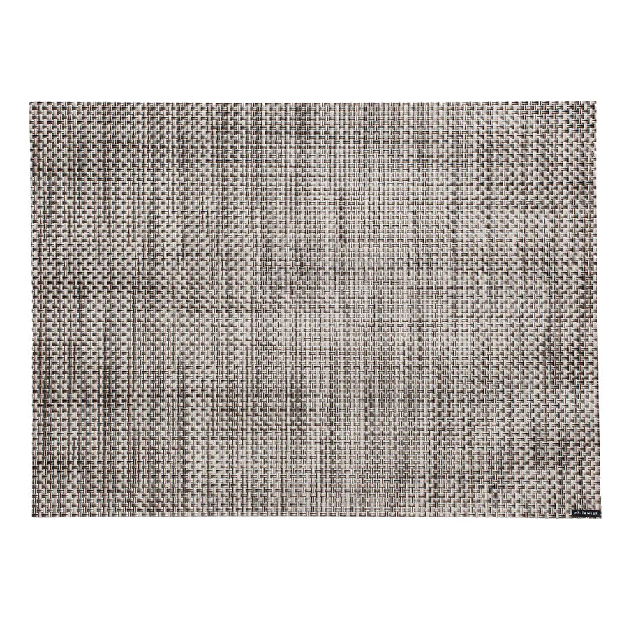 chilewich basketweave placemat light oyster color
