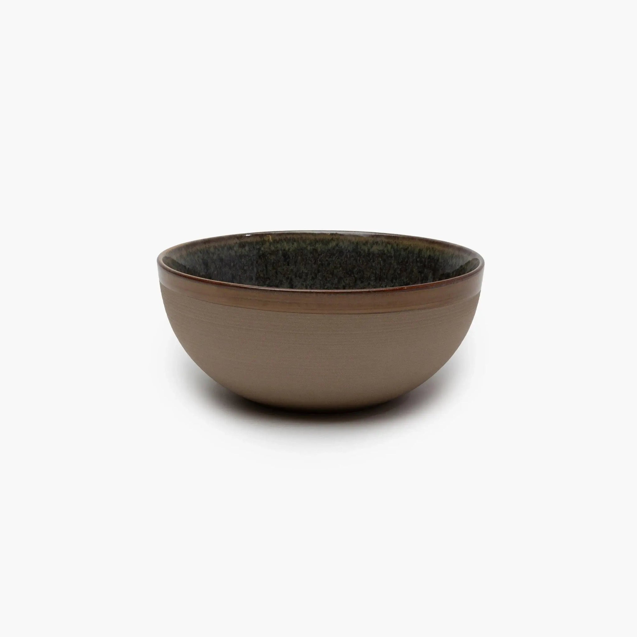 Brown ceramic bowl 