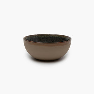 Brown ceramic bowl 