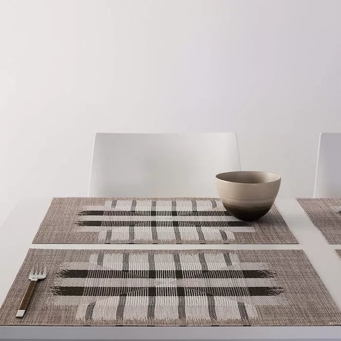 chilewich grey and brown placemat