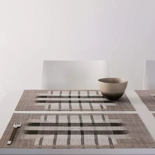 chilewich grey and brown placemat