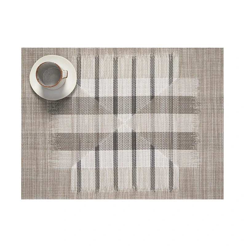 chilewich grey and brown placemat