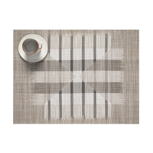 chilewich grey and brown placemat