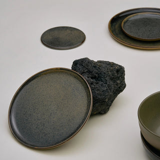 Set of ceramic plates and a bowl 