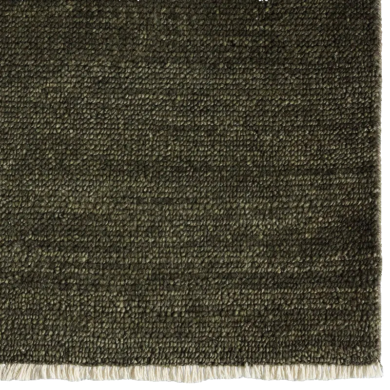 Green Wool Rug made in India