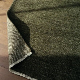 Green Wool Rug made in India