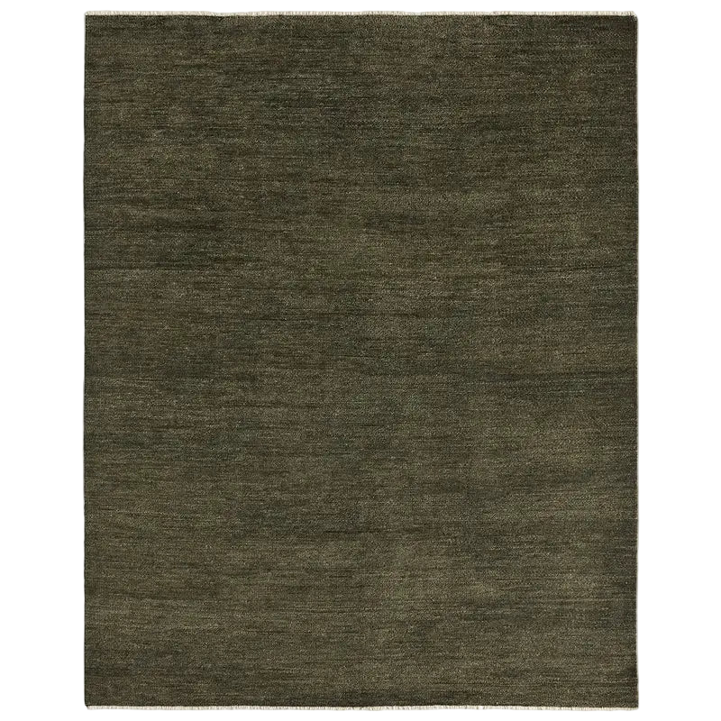 Green Wool Rug made in India
