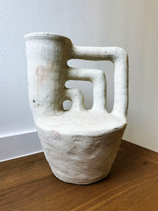 moroccan unglazed handmade vase