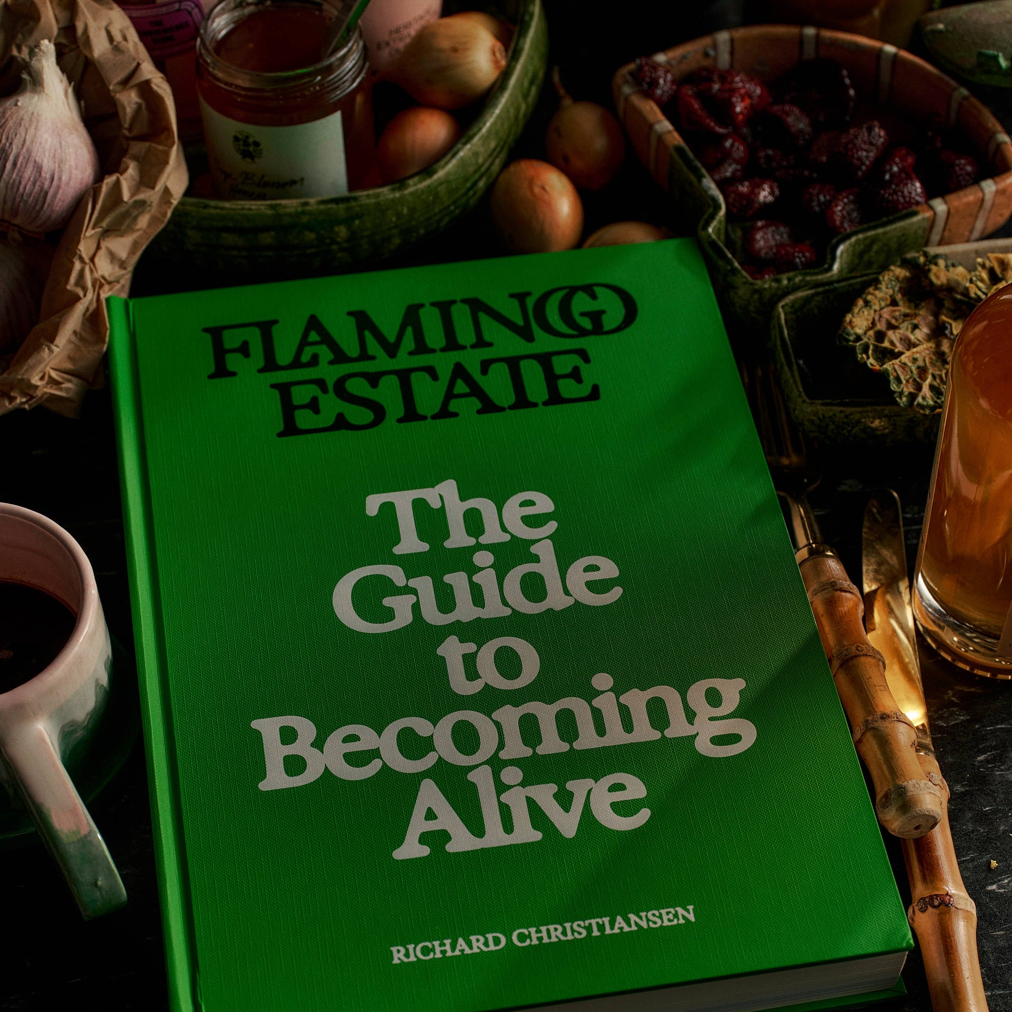 Book of 'Flaming Estate: The Guide to Becoming Alive'