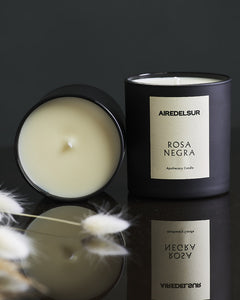Natural soy wax candle black rose scented made in Argentina