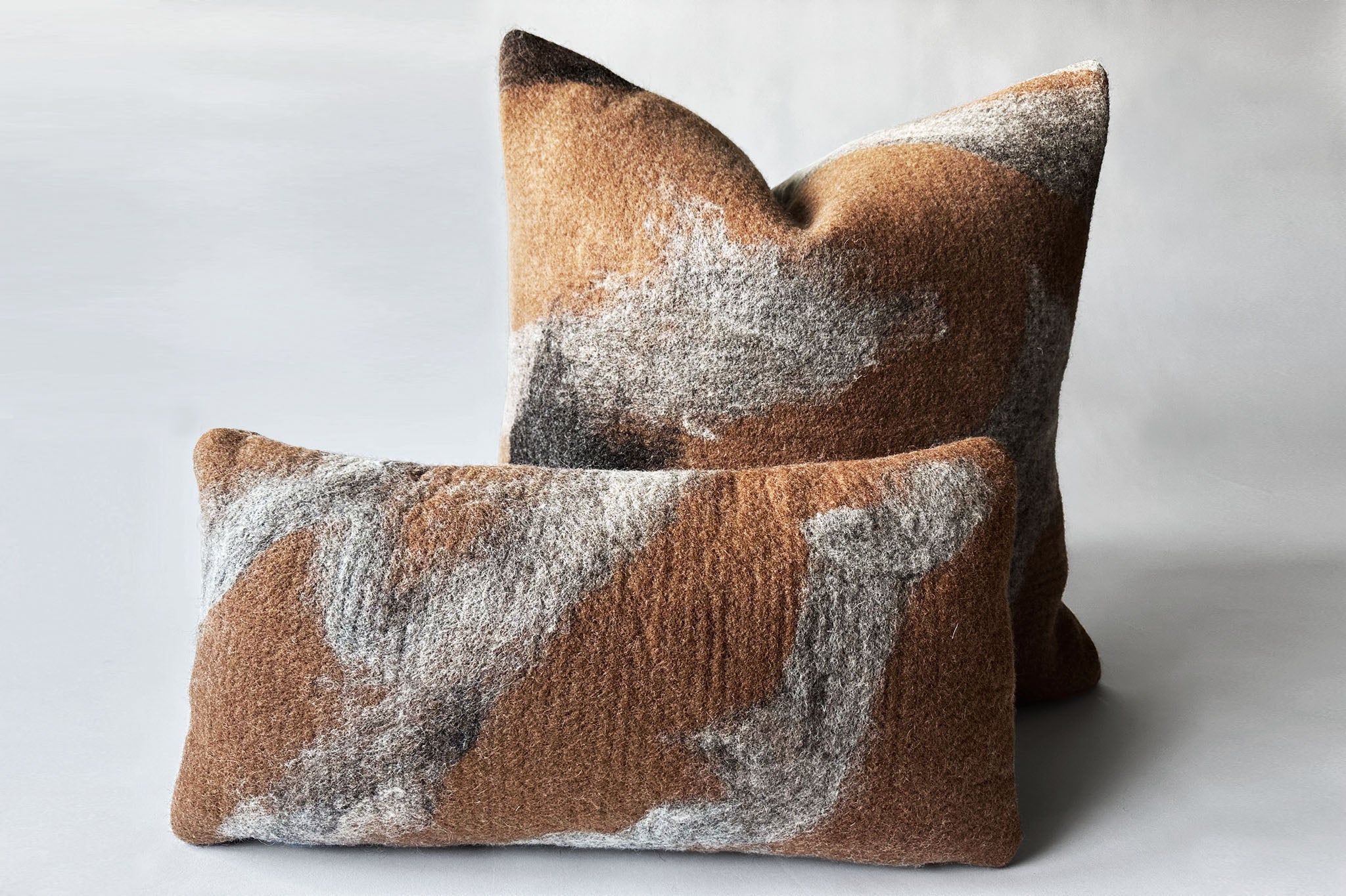 Redwood Wool Lumbar Throw Pillow, 12x22 – Elysian Collective