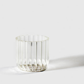 elysian collective dearborn fluted czech stemless wine glassware designed by felicia ferrone