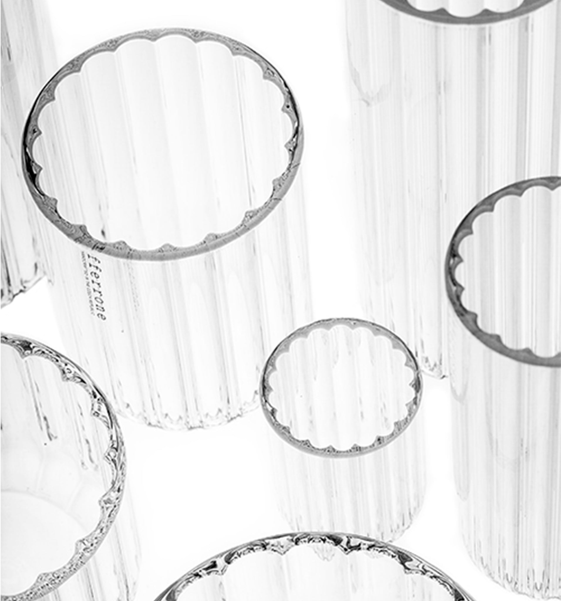 elysian collective dearborn fluted czech water glassware designed by felicia ferrone