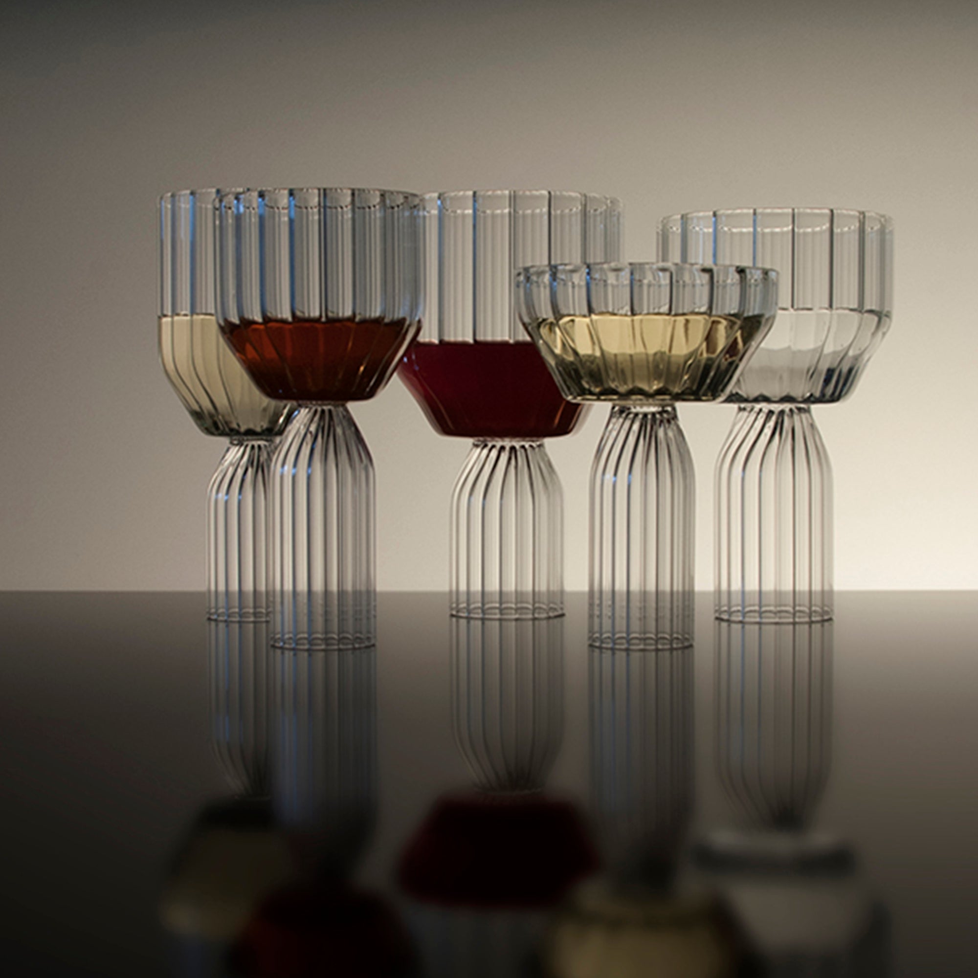 elysian collective margot czech red wine glassware designed by felicia ferrone