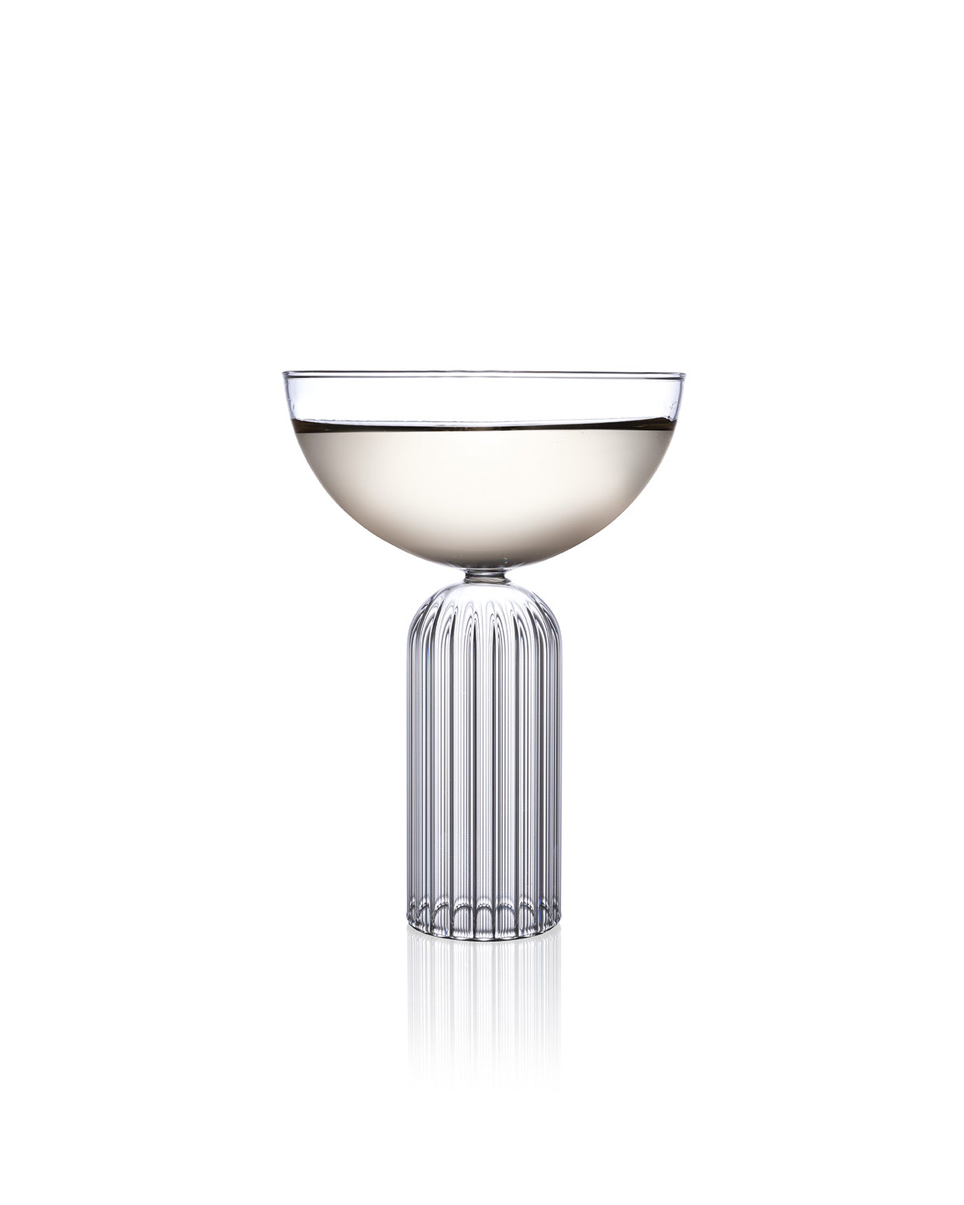 elysian collective may champagne coupe glass designed by felicia ferrone