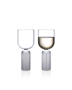 elysian collective may czech clear white wine glassware designed by felicia ferrone