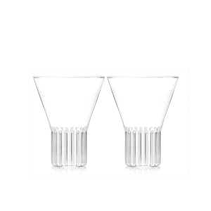elysian collective czech clear glass cocktail glasses rila collection designed by felicia ferrrone