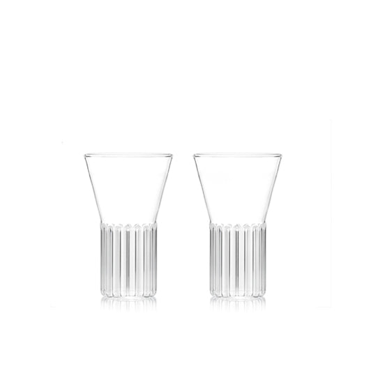 elysian collective czech clear glass cocktail glasses rila collection designed by felicia ferrrone