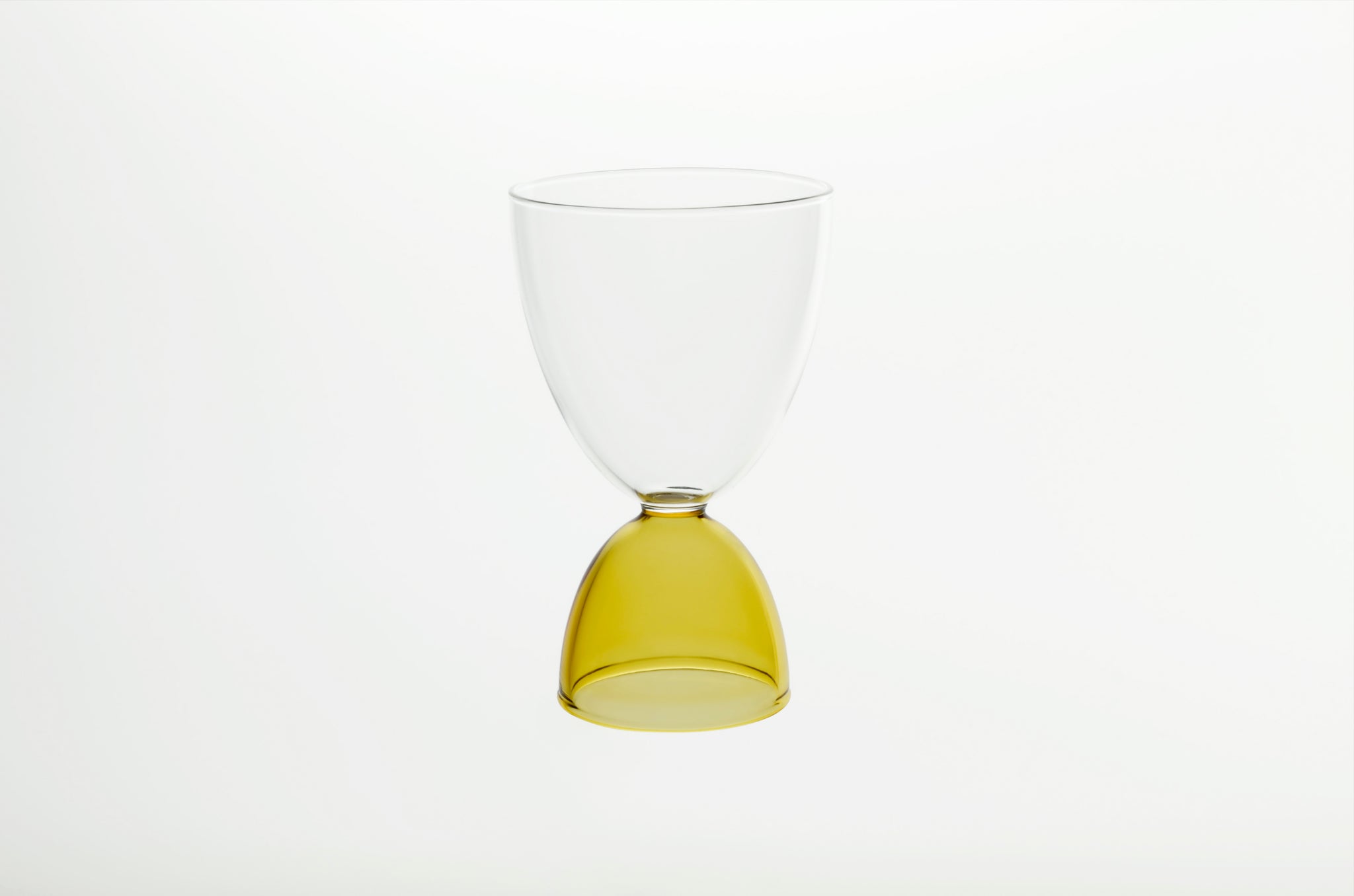 elysian collective hourglass honey color cocktail glass by mamo
