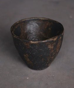heth stoneware black cups