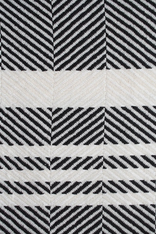 Sumer Turkish cotton bath towel set black and cream chevron pattern